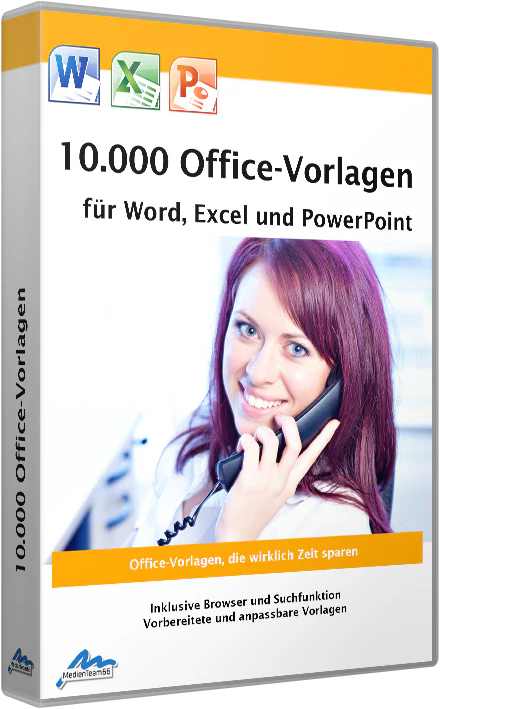 10.000 Office-Vorlagen