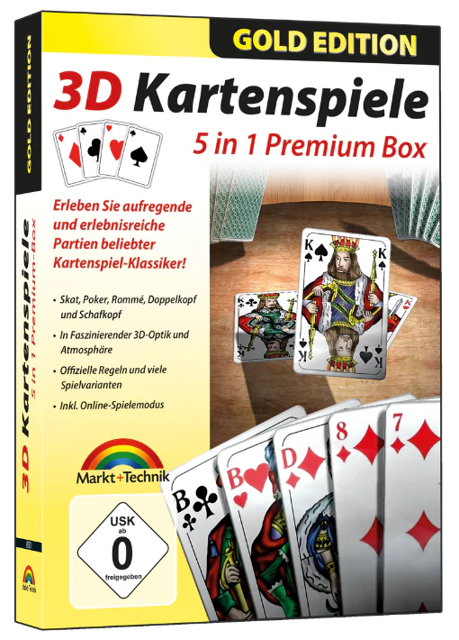 3D Kartenspiele - 5in1 Premium Box