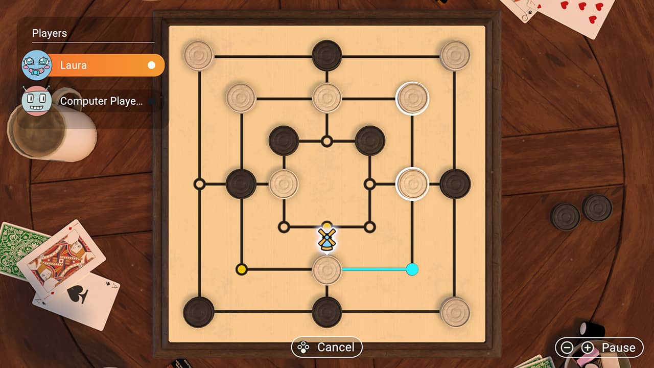 3in1 Spiele-Klassiker: Backgammon + Dame + Mühle - Image 8