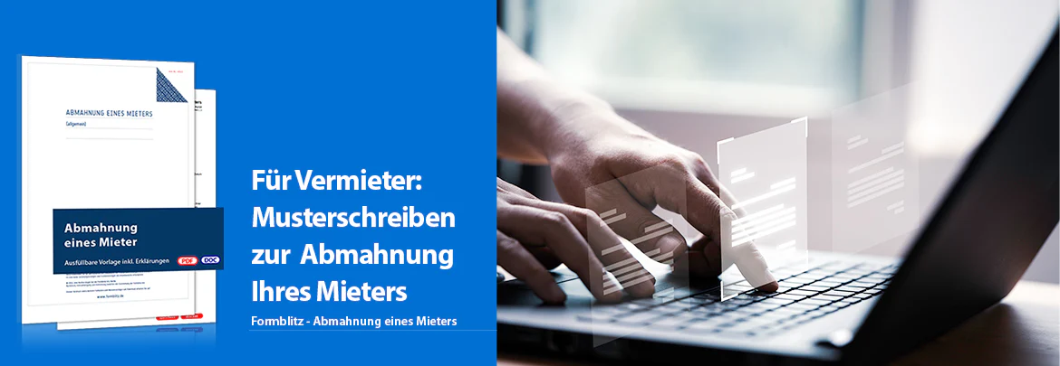 Abmahnung eines Mieters - Mustervorlage - Image 2