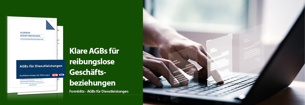 Allgemeine Geschäftsbedingungen für Dienstleistungen - Mustervorlage - Image 2
