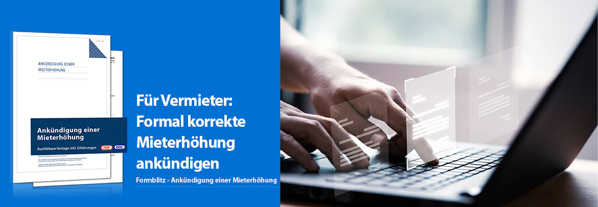 Ankündigung Mieterhöhung - Mustervorlage - Image 2