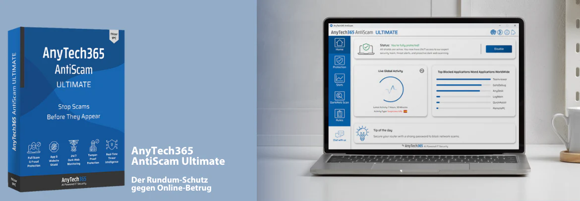 AnyTech365 AntiScam Ultimate - Jahreslizenz für 1 PC - Image 2