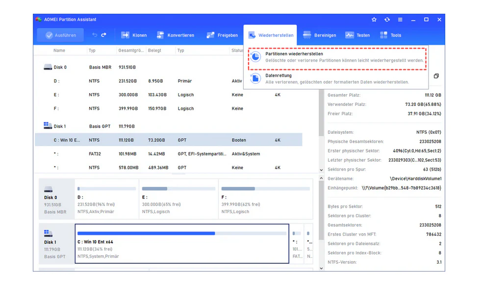 AOMEI Partition Assistant Professional - Lifetime - 2 User - Image 4