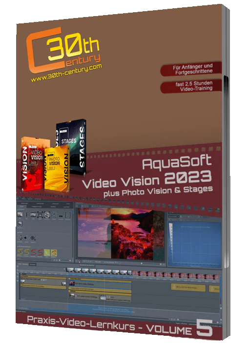 Aquasoft Vision 2023 Vol. 5 - Lernkurs Stages und Photo Vision 2023