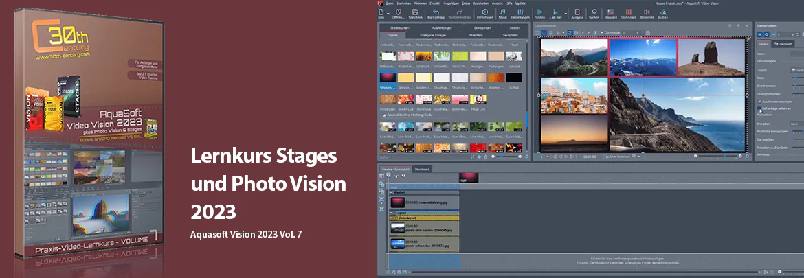 Aquasoft Vision 2023 Vol. 7 - Lernkurs Stages und Photo Vision 2023 - Image 2