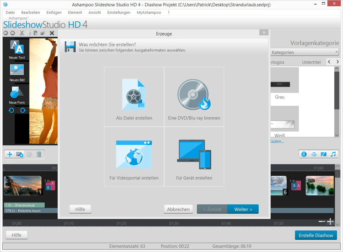 Ashampoo Slideshow Studio HD 4 - Image 5