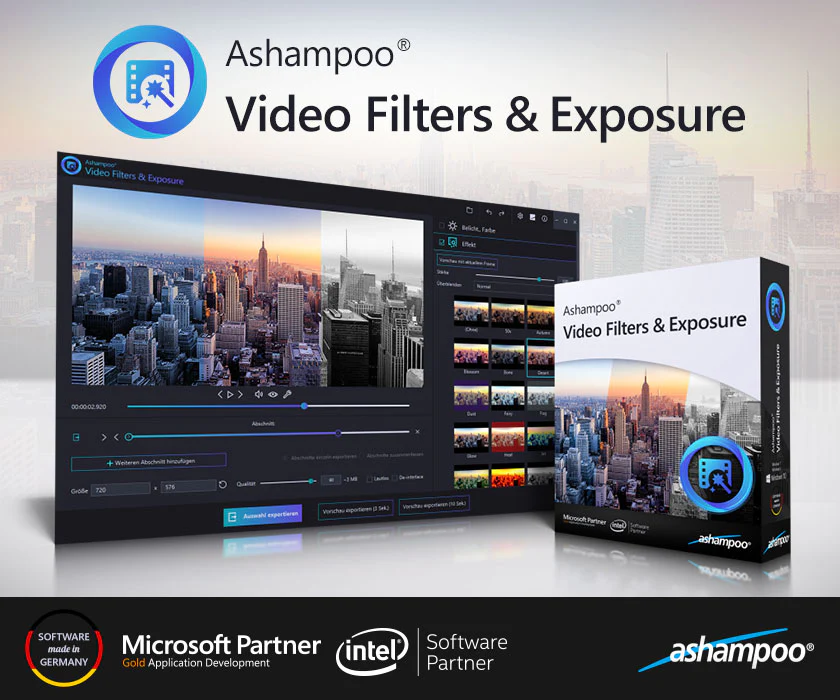 Ashampoo Video Filters and Exposure⁠ - Image 3