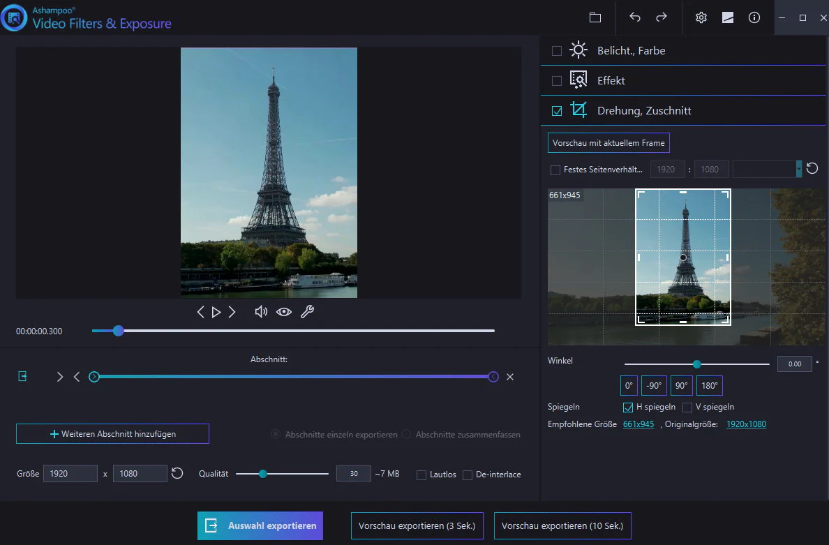 Ashampoo Video Filters and Exposure⁠ - Image 5