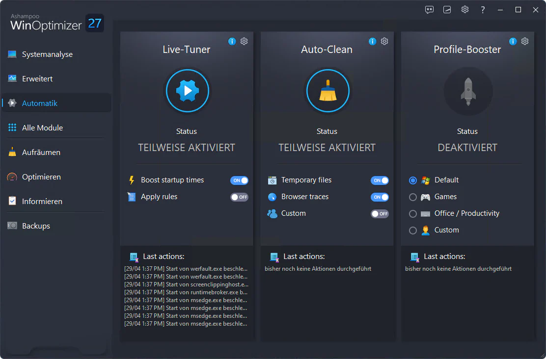 Ashampoo WinOptimizer 27 - Image 3