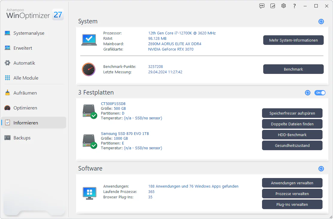 Ashampoo WinOptimizer 27 - Image 5