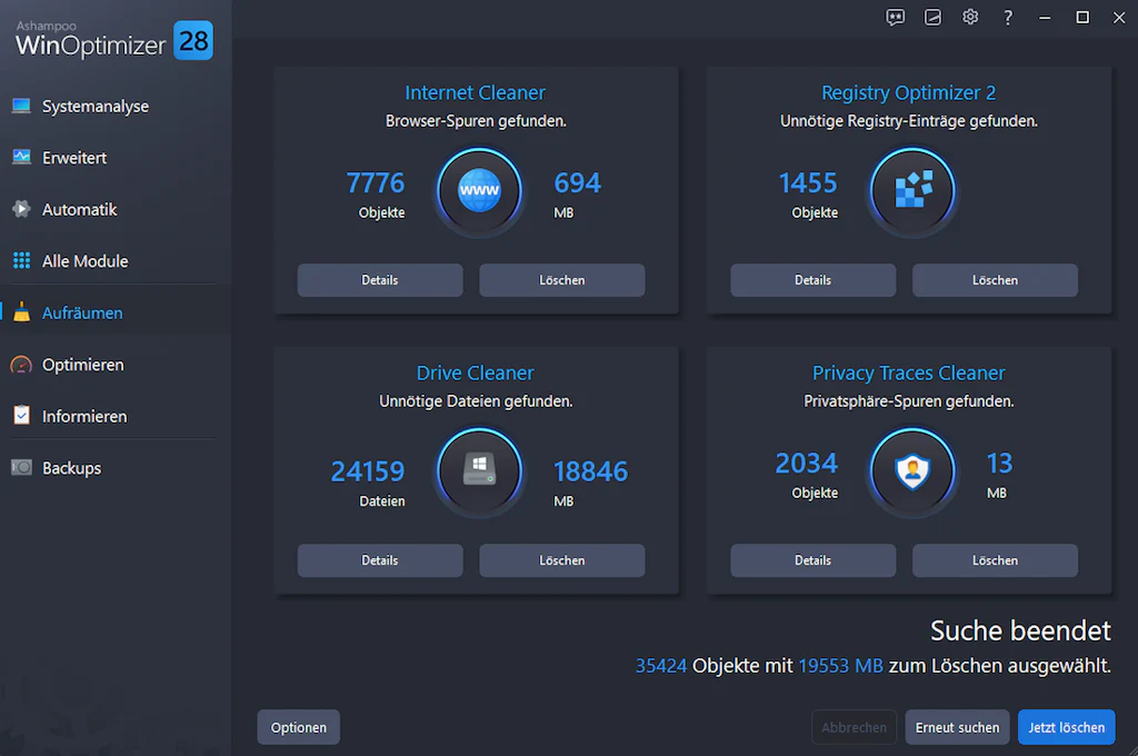 Ashampoo WinOptimizer 28 - Image 9