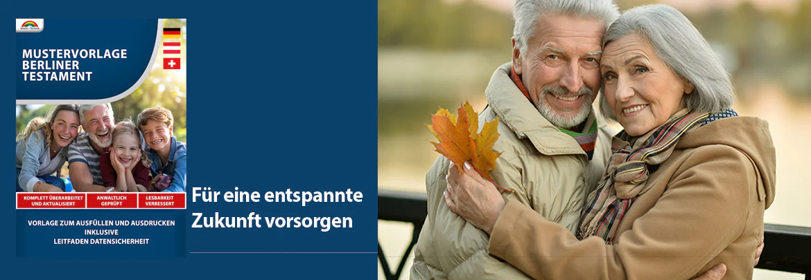 Berliner Testament mit und ohne Pflichtteilsstrafklausel - Mustervorlage 2025 - Image 2