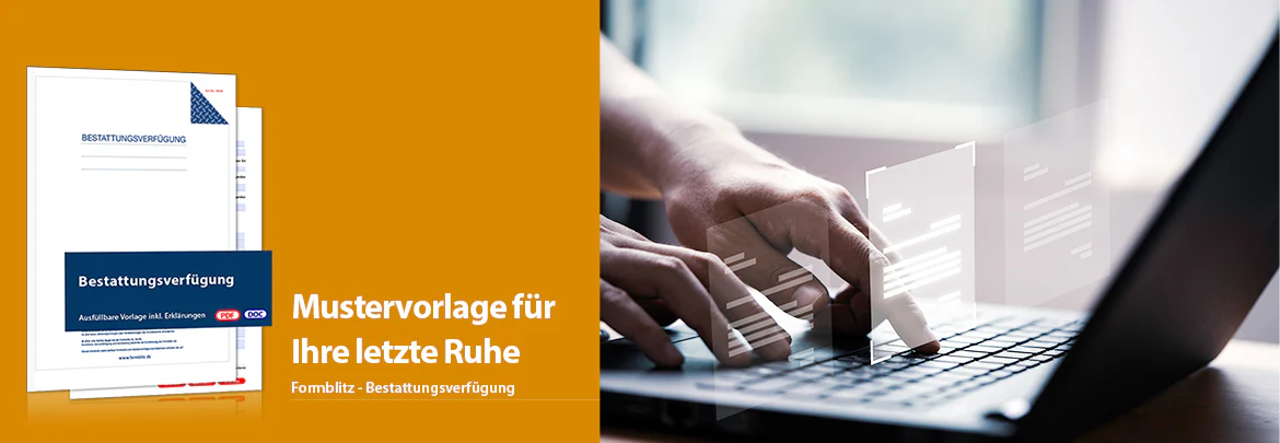 Bestattungsverfügung - Mustervorlage - Image 2