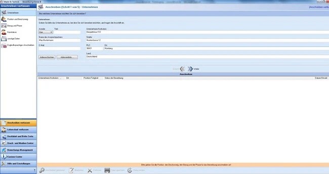 Bewerbungs Genie 8.1 - Image 3