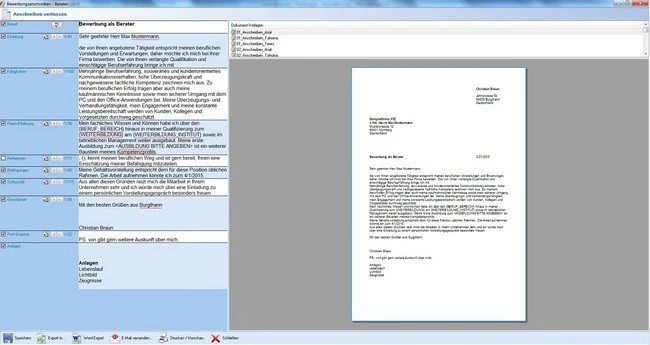 Bewerbungs Genie 8.1 - Image 4