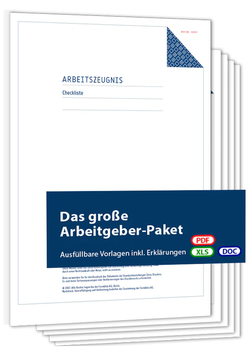 Das große Arbeitgeber-Paket - Mustervorlagen