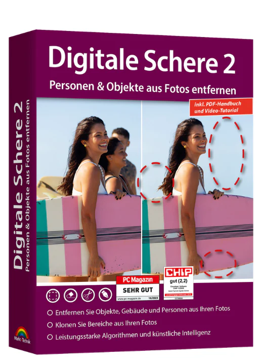 Digitale Schere 2 – Objekte und Personen entfernen
