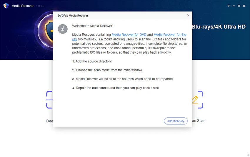DVDFab Media Recover for DVD & Bluray - 2-Jahres-Lizenz - Image 3