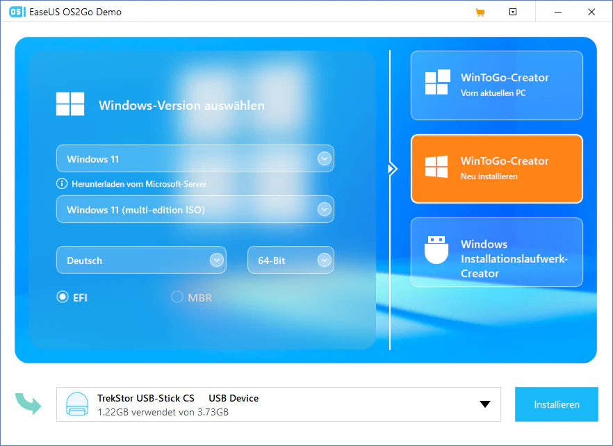 EaseUS OS2Go - Jahreslizenz - Image 5