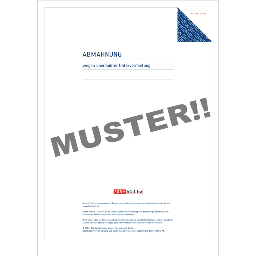 Erfolgreich Immobilien vermieten - Mustervorlagen - Image 5