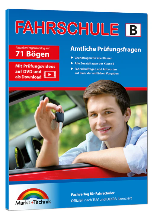 Führerschein Fragebogen Klasse B - Auto Theorieprüfung original amtlicher Fragenkatalog