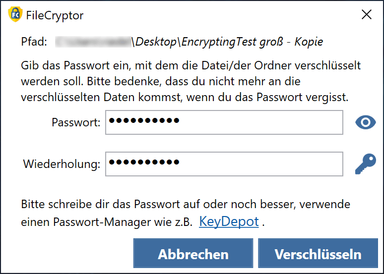 FileCryptor 2024 - Passwort-Generator - Image 3