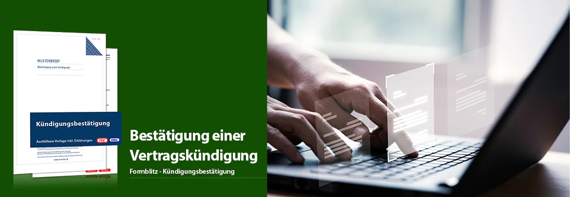 Kündigungsbestätigung - Mustervorlage - Image 2