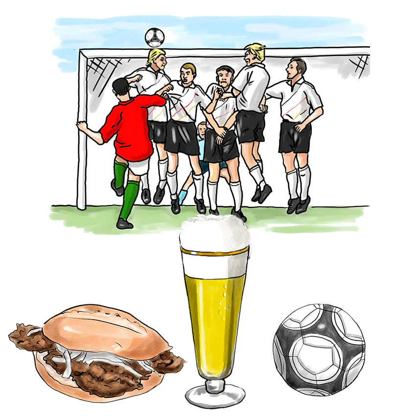 Künstler-Illustrationen Fußball-Fan - Image 4