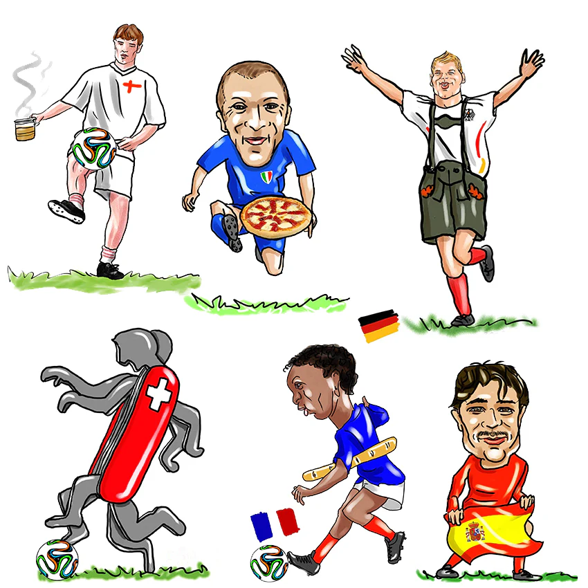 Künstler-Illustrationen Fußball-Fan - Image 6