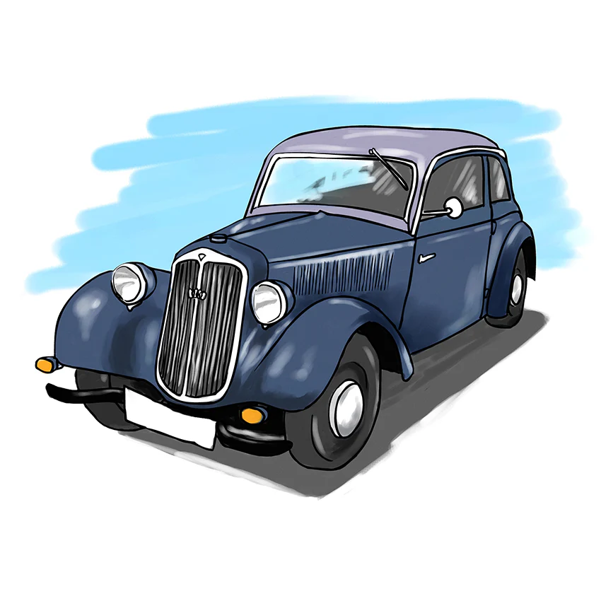 Künstler-Illustrationen Oldtimer - Image 4