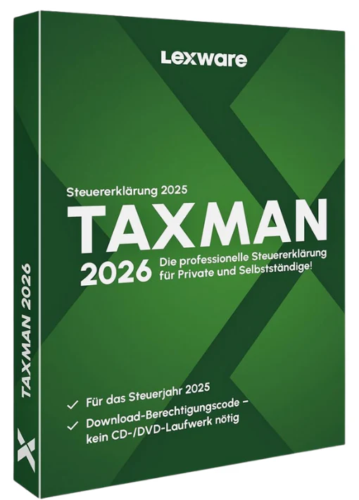 Lexware Taxman 2026 - Für das Steuerjahr 2025