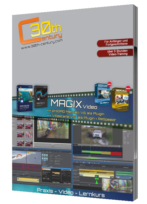 Lernkurs für MAGIX und proDAD Mercalli V6 - VitaScene V5 - ReSpeedr