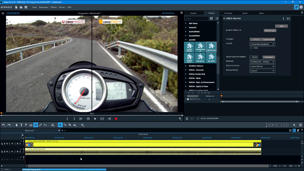 Lernkurs für MAGIX und proDAD Mercalli V6 - VitaScene V5 - ReSpeedr - Image 10