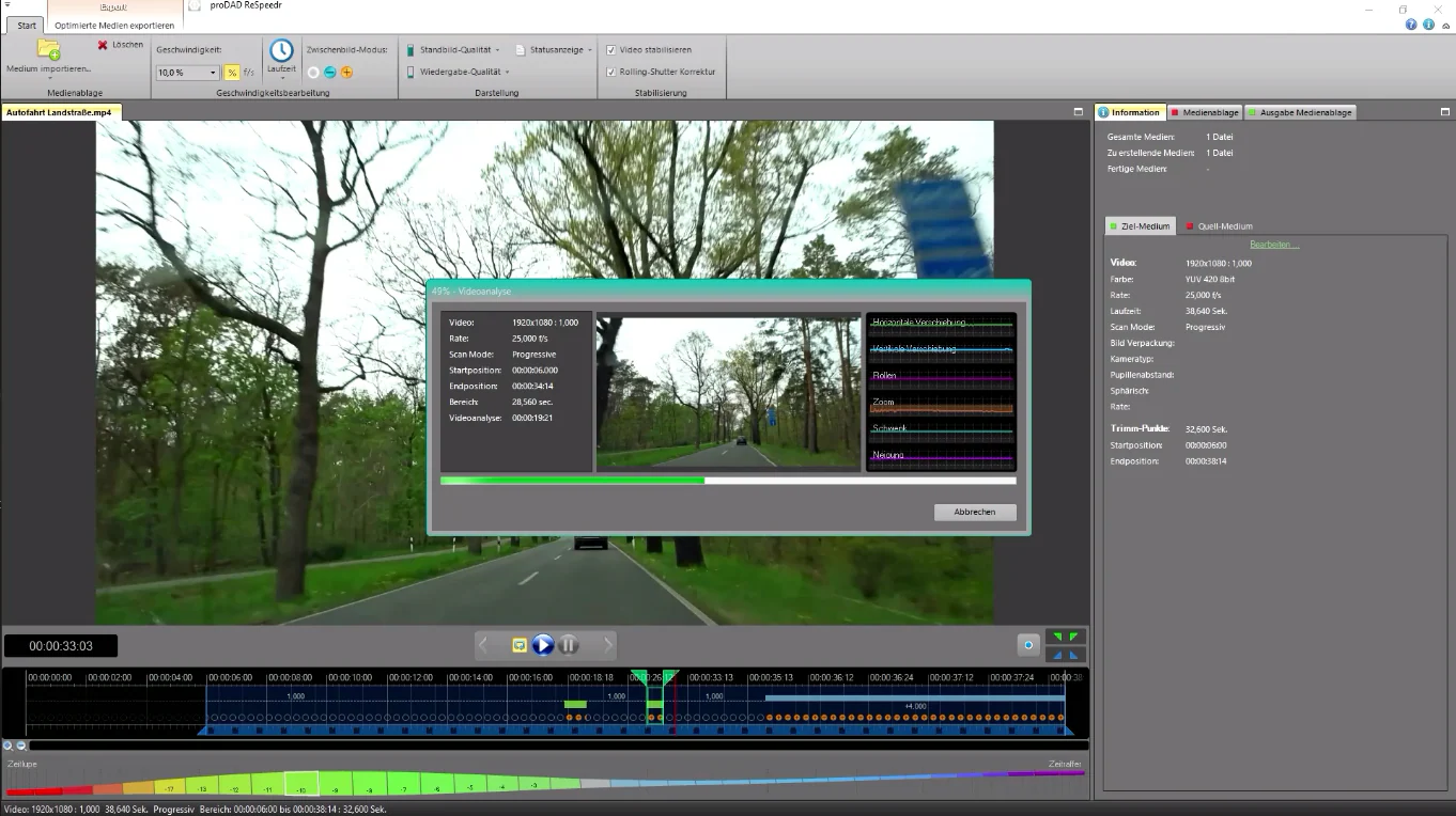 Lernkurs für MAGIX und proDAD Mercalli V6 - VitaScene V5 - ReSpeedr - Image 8