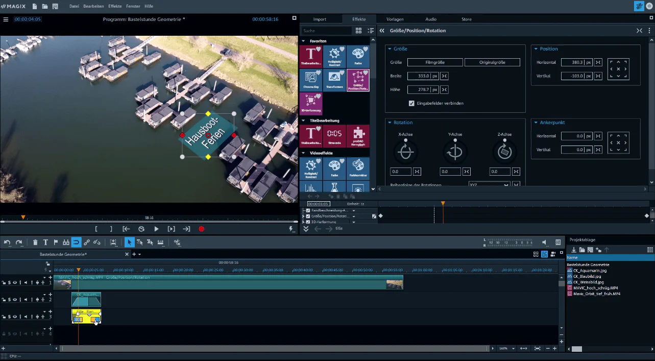 Magix Video Deluxe und Video Pro X Vol.20 - Lernkurs - Image 13