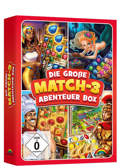 Match 3 Abenteuer Box - 4 Spiele im Paket