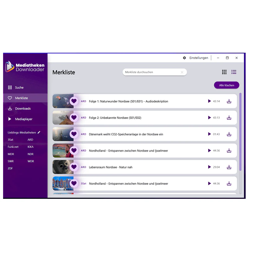 Mediatheken Downloader 2025 - Image 4