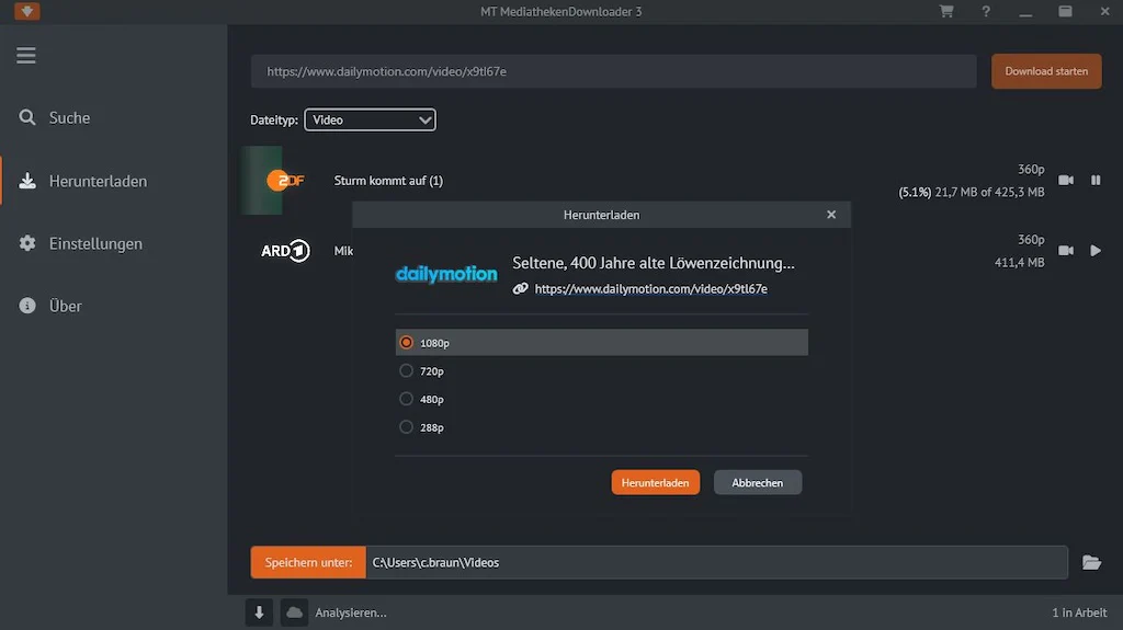Mediatheken Downloader 3 - Image 5