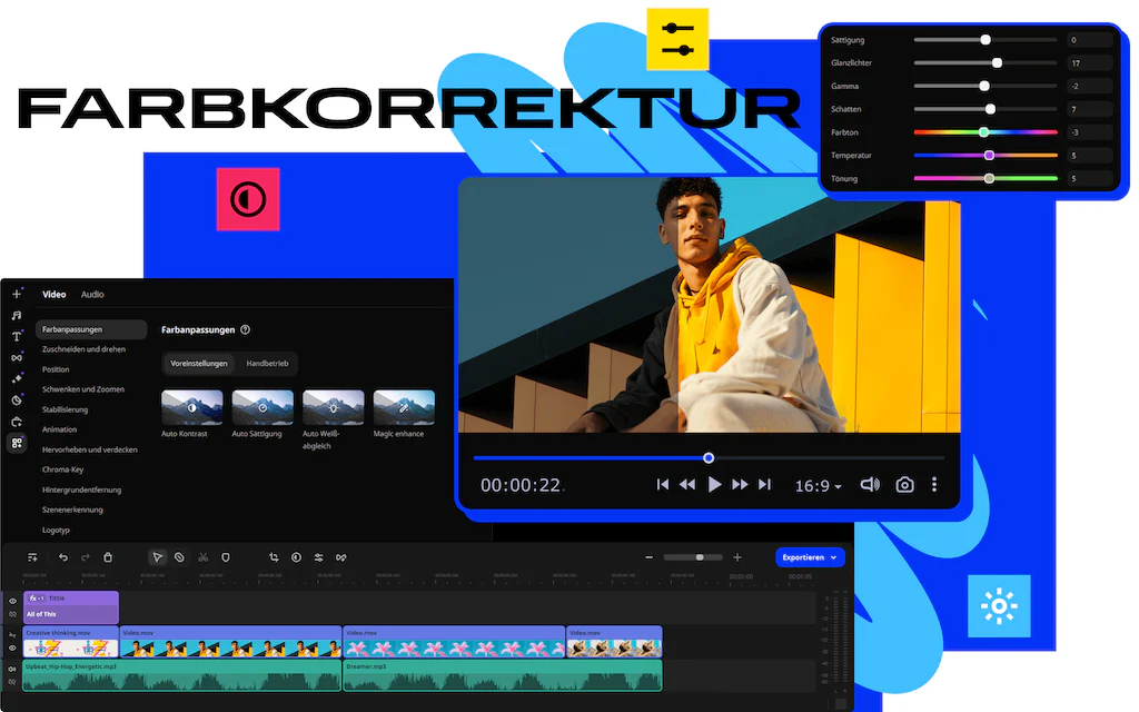 Movavi Video Editor 2025 + Moderne Schriften-Paket 1+2 - Image 3