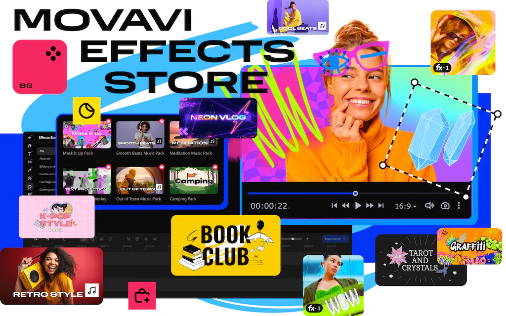 Movavi Video Editor 2025 + Moderne Schriften-Paket 1+2 - Image 6