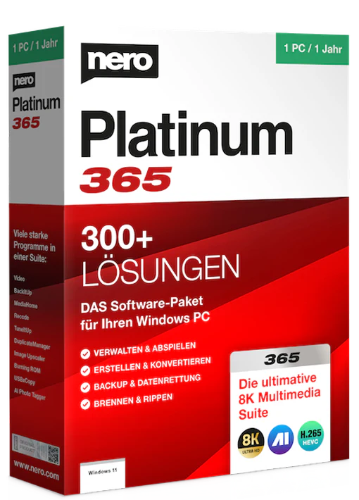 Nero Platinum 365 - Version 2026
