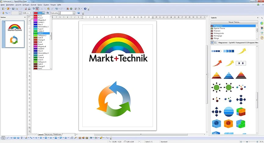 OpenOffice Apache Paket inkl. Handbuch, Cliparts, Schriften und Vorlagen - Image 4