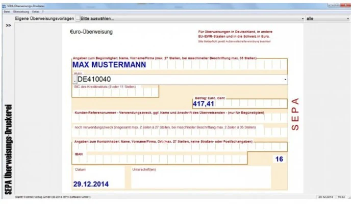 SEPA Überweisungs Druckerei 8 - Image 3