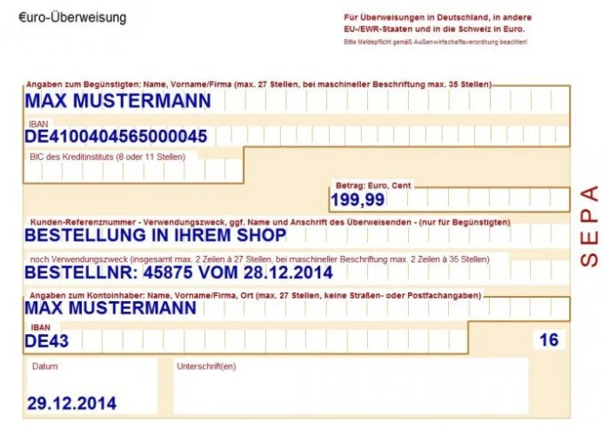 SEPA Überweisungs Druckerei 8 - Image 5