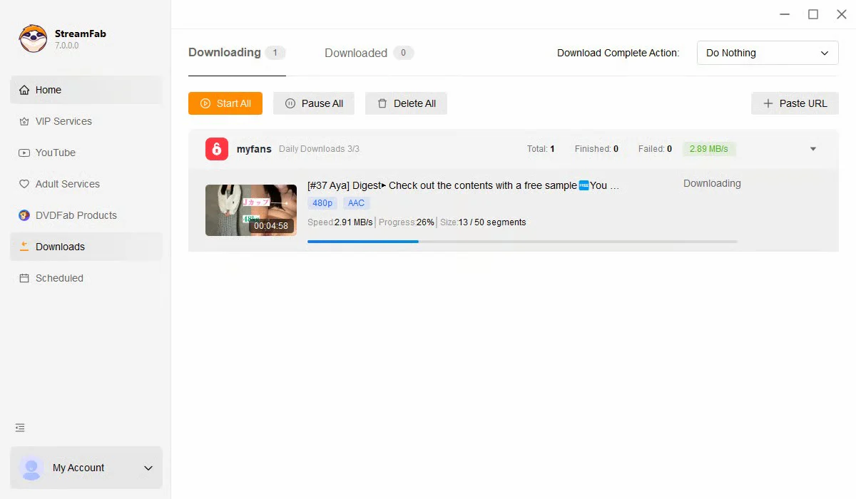 StreamFab myfans Downloader Mac - 2-Jahres-Lizenz - Image 4