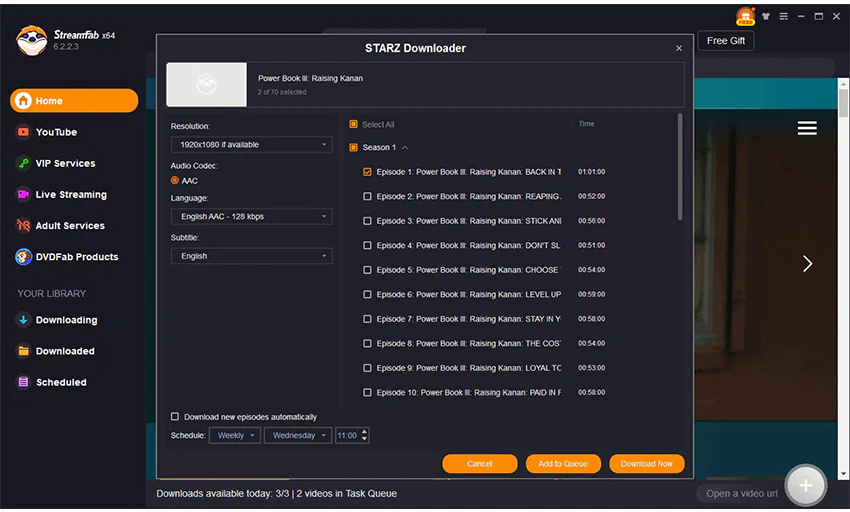StreamFab STARZ Downloader - 2-Jahres-Lizenz - Image 11