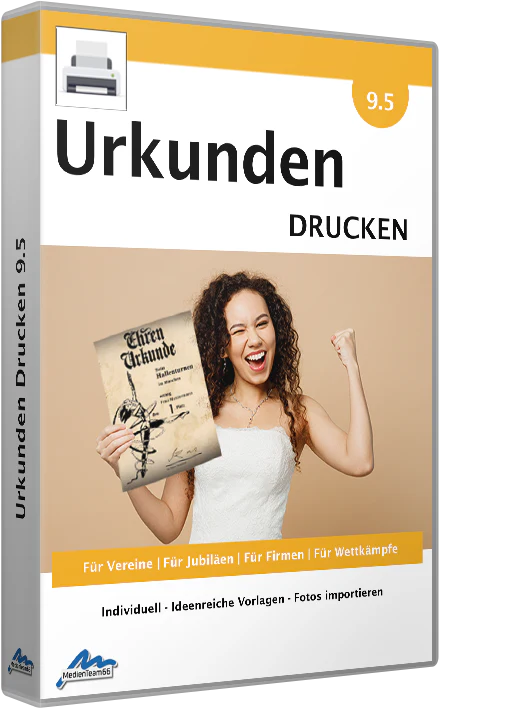 Urkunden Drucken 9.5 Professional