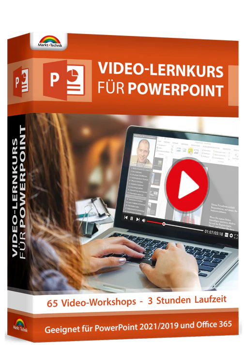 Video Lernkurs für PowerPoint 2021 - 2019
