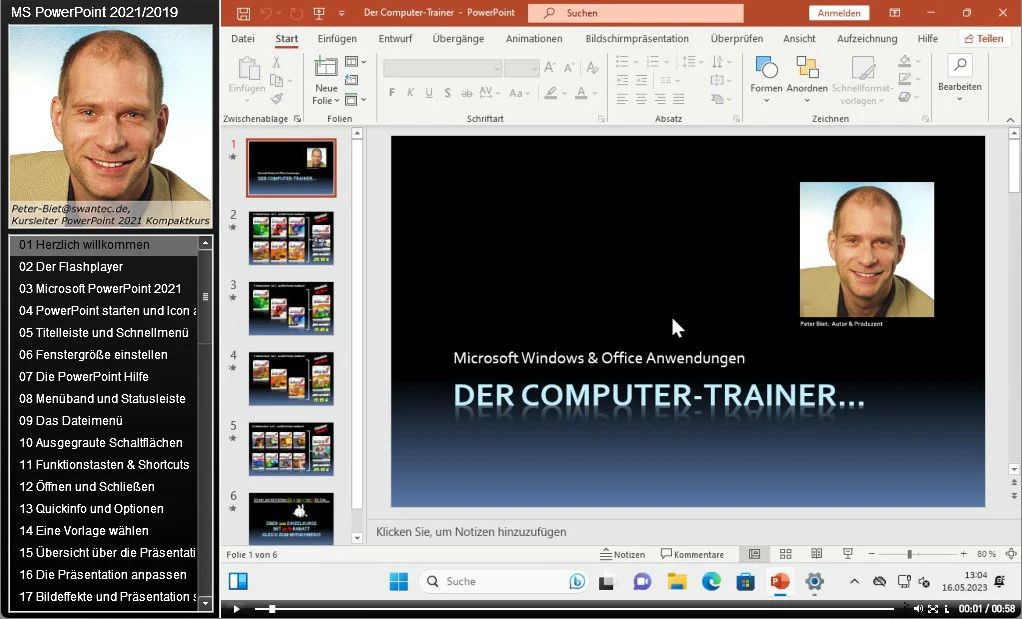 Video Lernkurs für PowerPoint 2021 - 2019 - Image 3